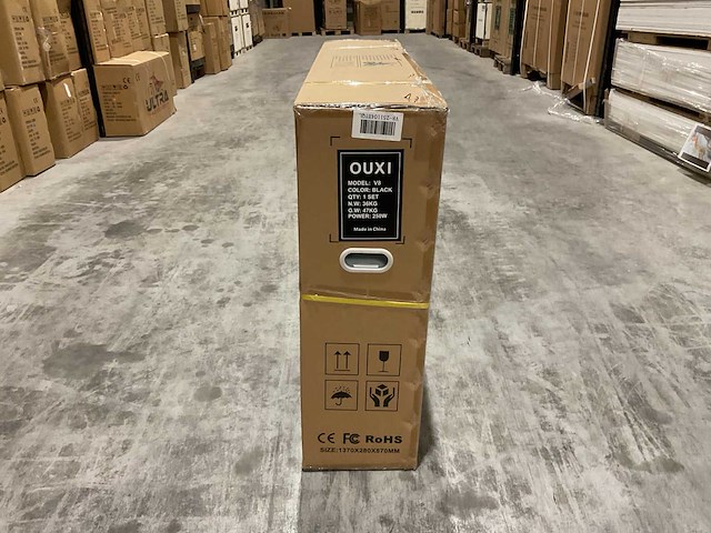 Ouxi - v8 met rekje - zwart - elektrische fiets - afbeelding 15 van  22