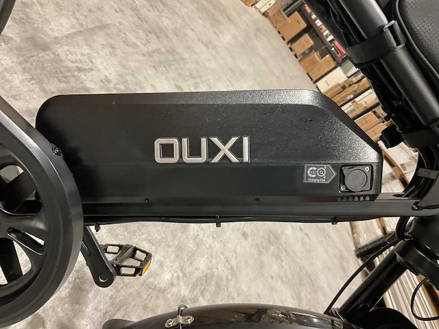 Ouxi - v8 met rekje - zwart - elektrische fiets - afbeelding 2 van  15