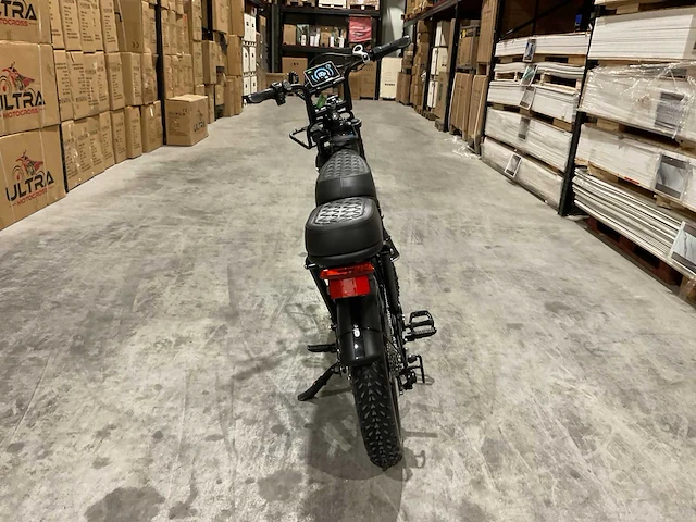 Ouxi - v8 met rekje - zwart - elektrische fiets - afbeelding 3 van  22