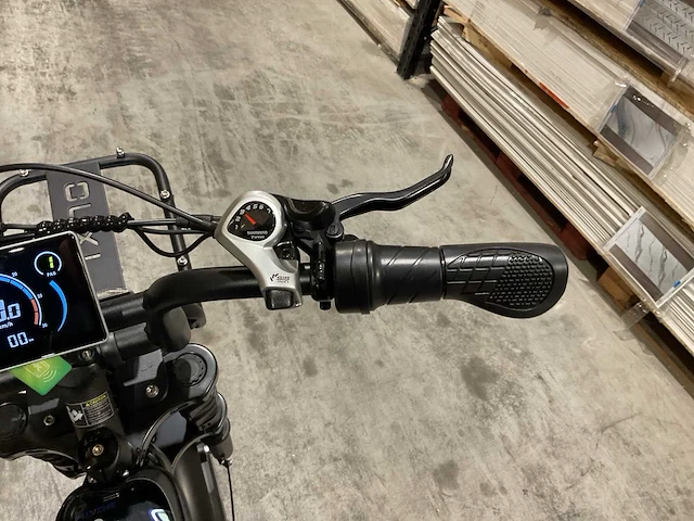 Ouxi - v8 met rekje - zwart - elektrische fiets - afbeelding 6 van  22