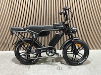 Ouxi c80 zwart dubbele accu elektrische fiets - afbeelding 14 van  67