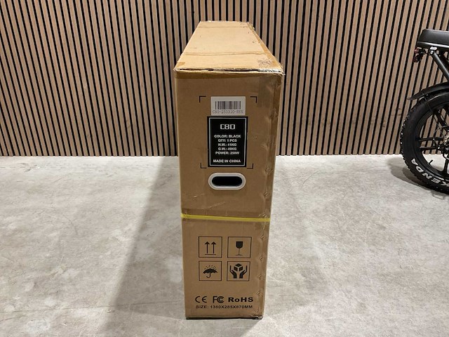 Ouxi c80 zwart dubbele accu elektrische fiets - afbeelding 21 van  67