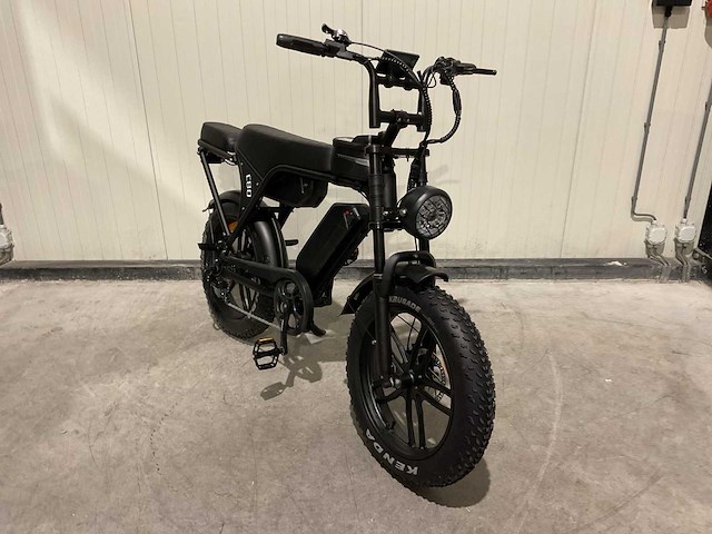 Ouxi c80 zwart dubbele accu elektrische fiets - afbeelding 18 van  65