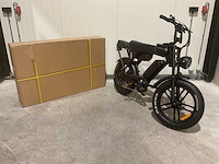 Ouxi c80 zwart dubbele accu elektrische fiets - afbeelding 1 van  59