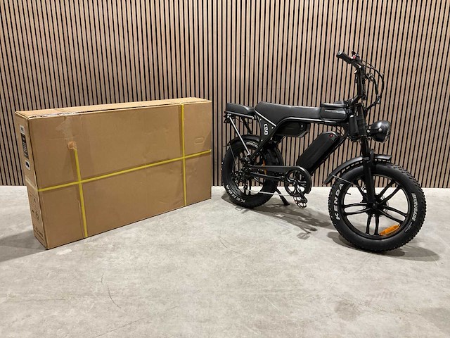 Ouxi c80 zwart dubbele accu elektrische fiets - afbeelding 19 van  59