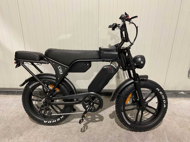 Ouxi c80 zwart dubbele accu elektrische fiets - afbeelding 58 van  59