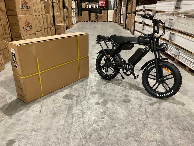 Ouxi c80 zwart dubbele accu elektrische fiets - afbeelding 37 van  61