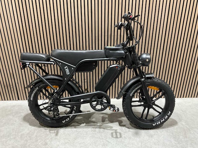 Ouxi c80 zwart dubbele accu elektrische fiets - afbeelding 15 van  58