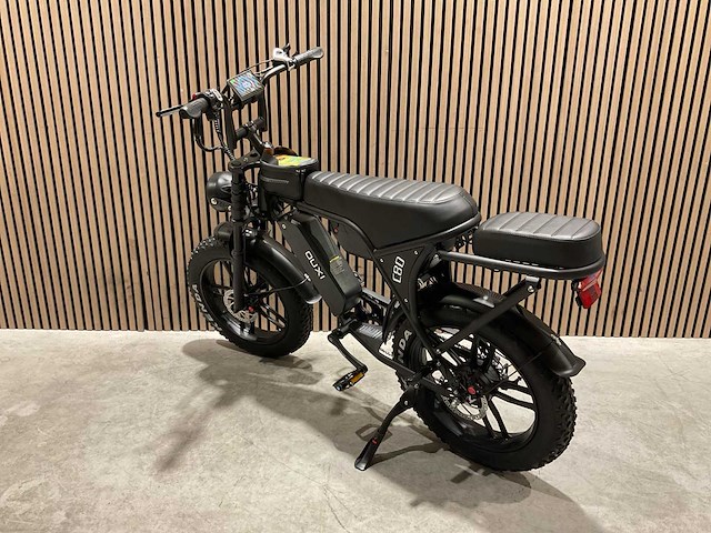Ouxi c80 zwart dubbele accu elektrische fiets - afbeelding 26 van  57