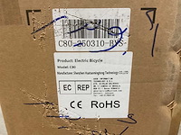 Ouxi c80 zwart dubbele accu elektrische fiets - afbeelding 15 van  22