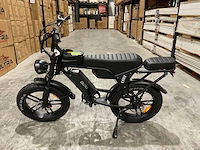 Ouxi c80 zwart dubbele accu elektrische fiets - afbeelding 4 van  6