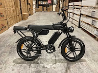 Ouxi c80 zwart dubbele accu elektrische fiets - afbeelding 5 van  6