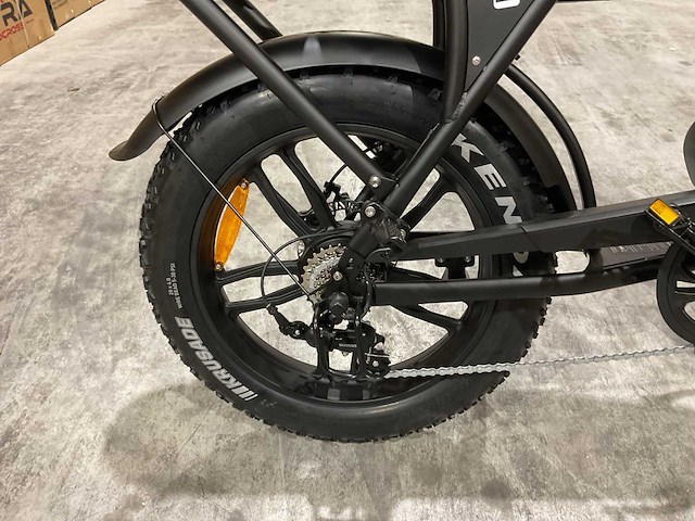 Ouxi c80 zwart dubbele accu elektrische fiets - afbeelding 6 van  6