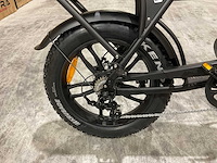 Ouxi c80 zwart dubbele accu elektrische fiets - afbeelding 6 van  6