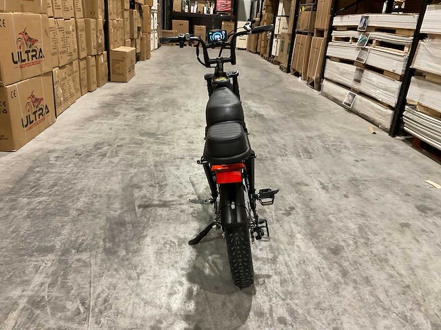 Ouxi c80 zwart dubbele accu elektrische fiets - afbeelding 3 van  22