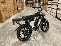 Ouxi c80 zwart dubbele accu elektrische fiets - afbeelding 18 van  22