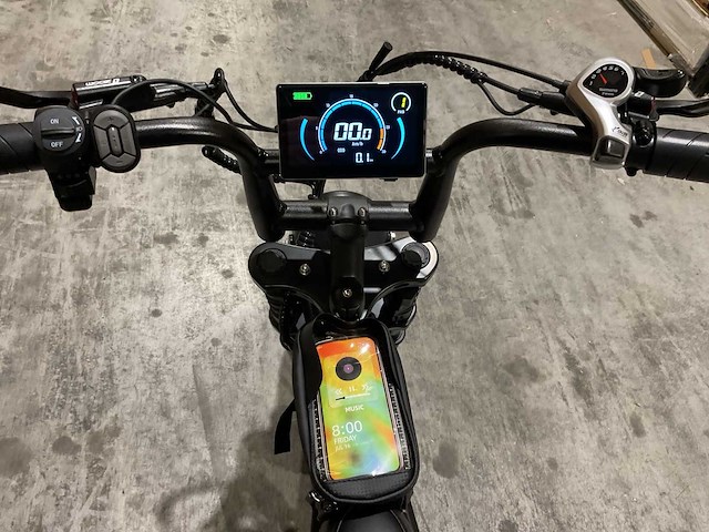 Ouxi c80 zwart dubbele accu elektrische fiets - afbeelding 5 van  22