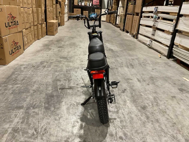 Ouxi c80 zwart dubbele accu elektrische fiets - afbeelding 3 van  22