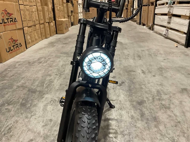 Ouxi c80 zwart dubbele accu elektrische fiets - afbeelding 9 van  22