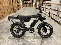 Ouxi c80 zwart dubbele accu elektrische fiets - afbeelding 19 van  22