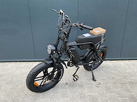 Ouxi fatbike c80 zwart dubbele accu elektrische fiets - afbeelding 2 van  21