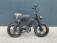 Ouxi fatbike c80 zwart dubbele accu elektrische fiets - afbeelding 6 van  21
