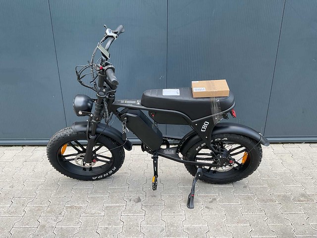 Ouxi fatbike c80 zwart dubbele accu elektrische fiets - afbeelding 1 van  21
