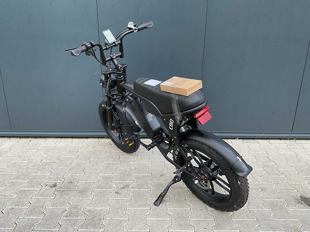 Ouxi fatbike c80 zwart dubbele accu elektrische fiets - afbeelding 14 van  21
