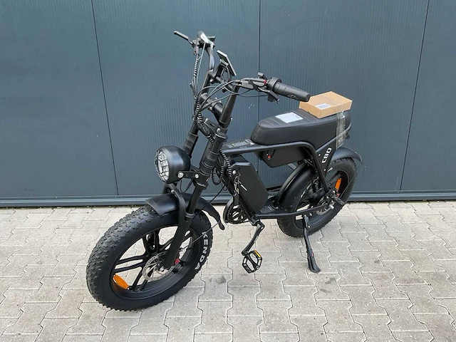 Ouxi fatbike c80 zwart dubbele accu elektrische fiets - afbeelding 2 van  21