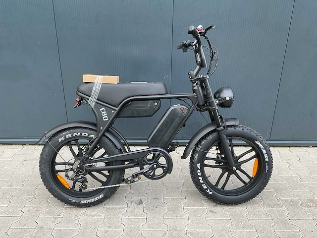 Ouxi fatbike c80 zwart dubbele accu elektrische fiets - afbeelding 6 van  21