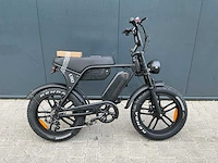 Ouxi fatbike c80 zwart dubbele accu elektrische fiets - afbeelding 6 van  21