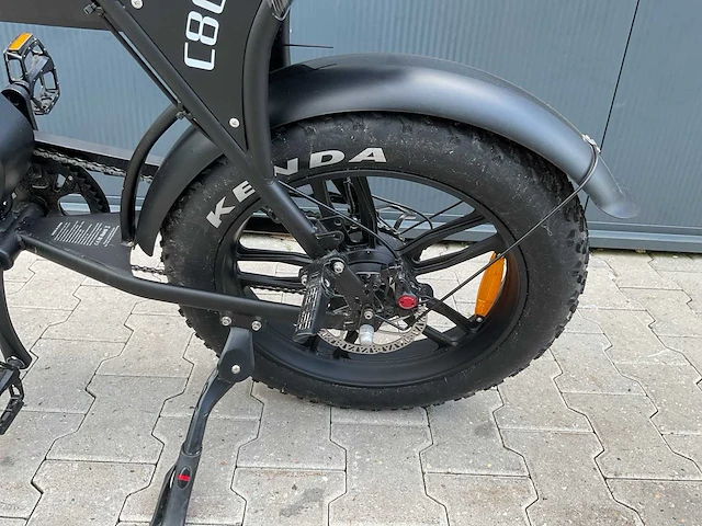 Ouxi fatbike c80 zwart dubbele accu elektrische fiets - afbeelding 3 van  19