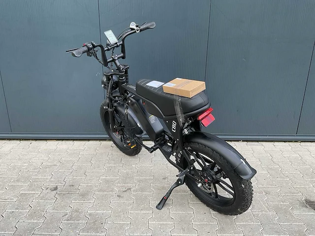 Ouxi fatbike c80 zwart dubbele accu elektrische fiets - afbeelding 15 van  19
