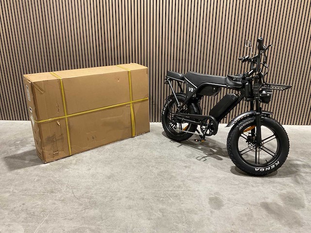 Ouxi v8 max zwart elektrische fiets - afbeelding 1 van  63