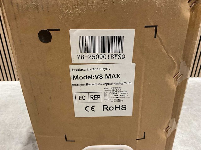 Ouxi v8 max zwart elektrische fiets - afbeelding 29 van  63