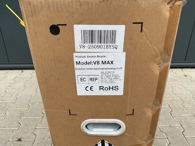 Ouxi v8 max zwart elektrische fiets - afbeelding 40 van  63
