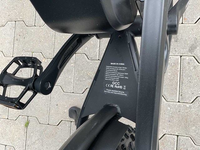 Ouxi v8 max zwart elektrische fiets - afbeelding 53 van  63