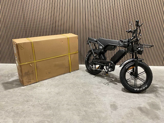 Ouxi v8 max zwart elektrische fiets - afbeelding 1 van  72
