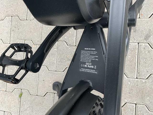 Ouxi v8 max zwart elektrische fiets - afbeelding 61 van  72