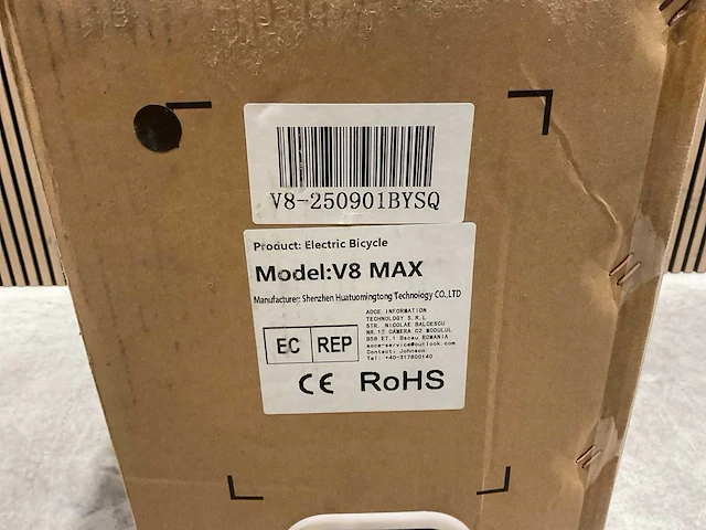 Ouxi v8 max zwart elektrische fiets - afbeelding 34 van  72