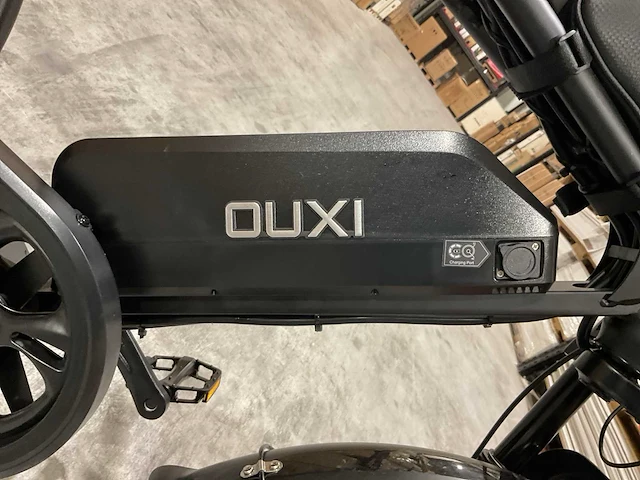 Ouxi v8 met rekje zwart elektrische fiets - afbeelding 2 van  22