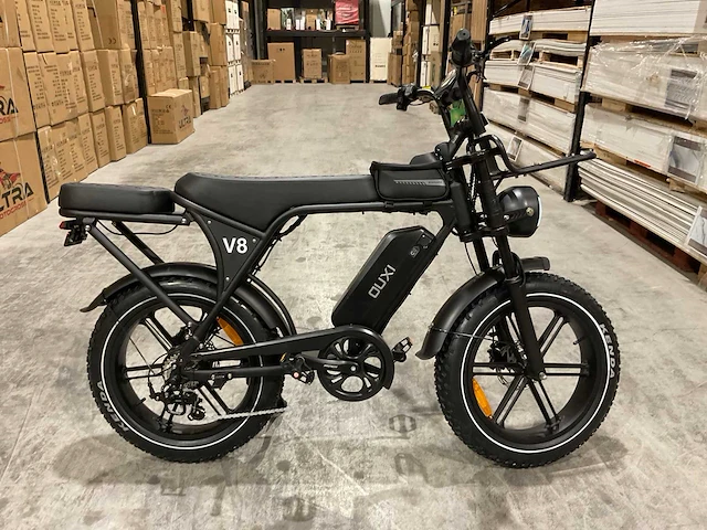 Ouxi v8 met rekje zwart elektrische fiets - afbeelding 12 van  22