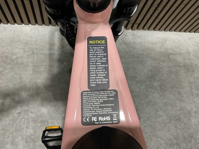 Ouxi v8 ulta mini roze elektrische fiets - afbeelding 54 van  70
