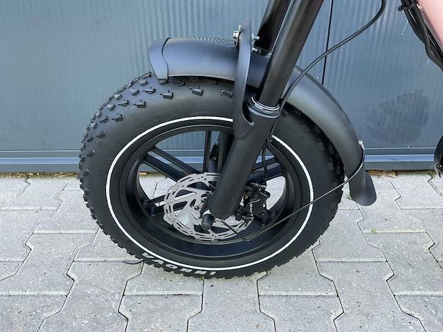 Ouxi v8 ultra mini roze elektrische fiets - afbeelding 11 van  18