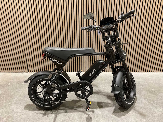 Ouxi v8 ultra mini zwart elektrische fiets - afbeelding 7 van  71