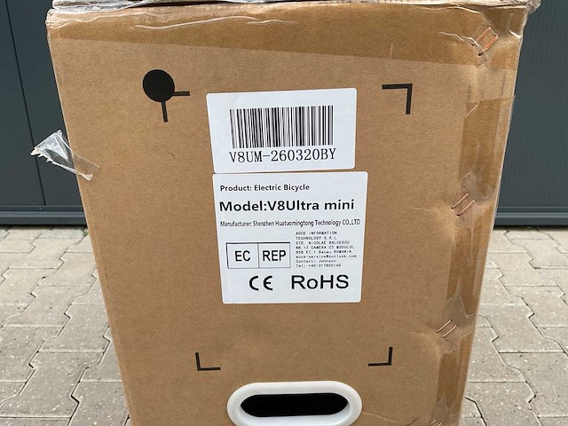 Ouxi v8 ultra mini zwart elektrische fiets - afbeelding 46 van  71