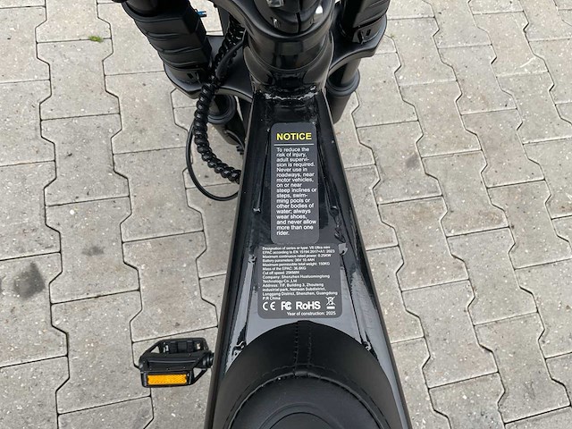 Ouxi v8 ultra mini zwart elektrische fiets - afbeelding 65 van  71