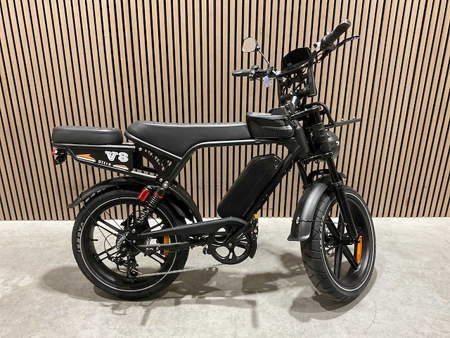 Ouxi v8 ultra zwart elektrische fiets - afbeelding 10 van  69