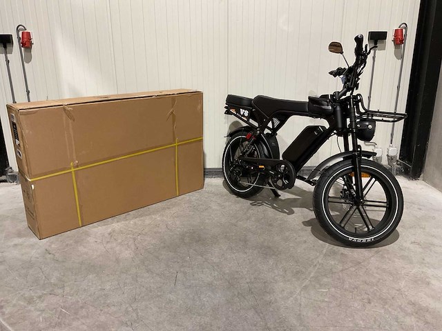 Ouxi v8 ultra zwart elektrische fiets - afbeelding 1 van  53