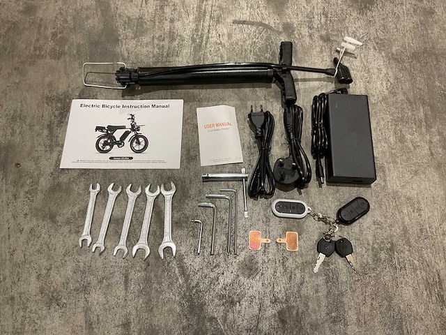 Ouxi v8 ultra zwart elektrische fiets - afbeelding 50 van  53